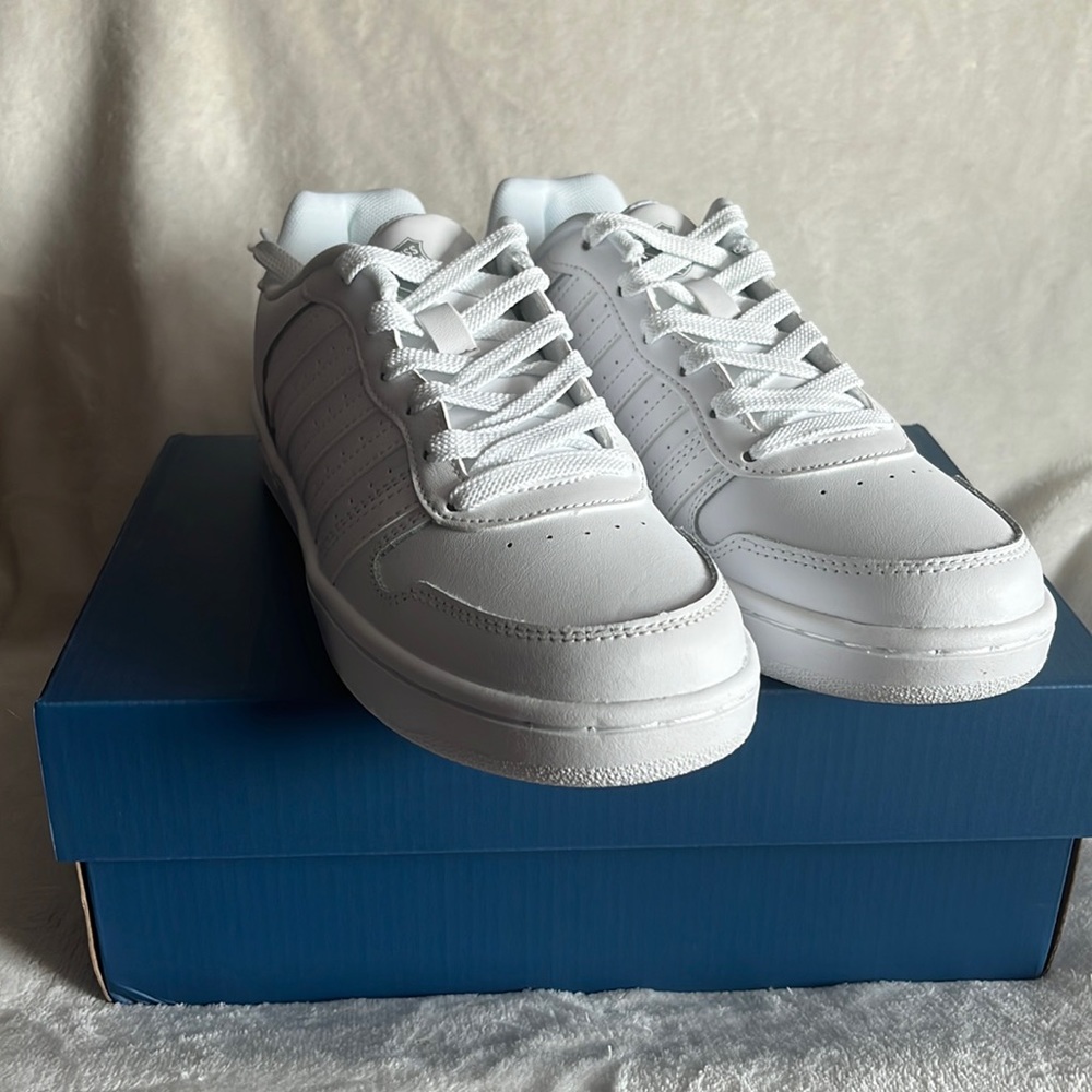 White K-Swiss Court Palisades Size 7.5